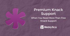 Knack Premium Support
