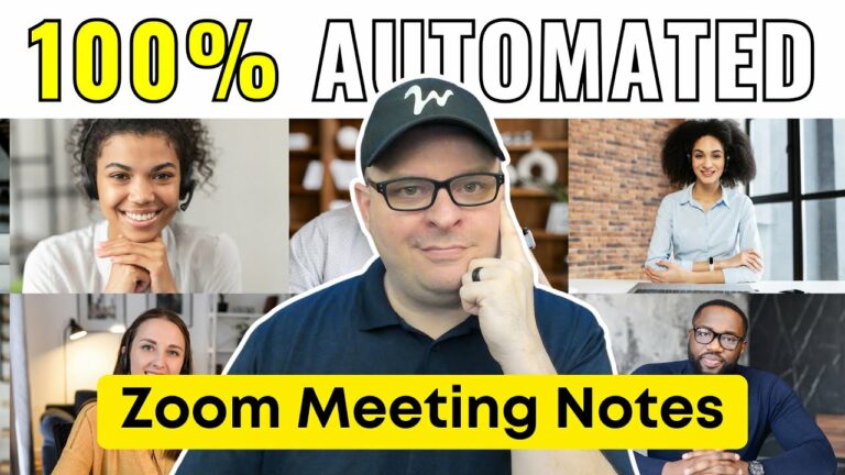 "Boost Your Productivity: How to Automate Zoom Meeting Notes for More Efficient Workdays"