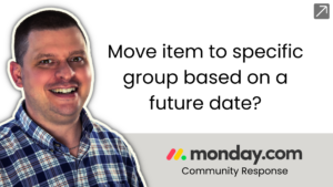 Move item to specific group based on a future date?