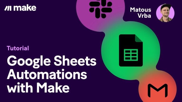 google sheet automations with make